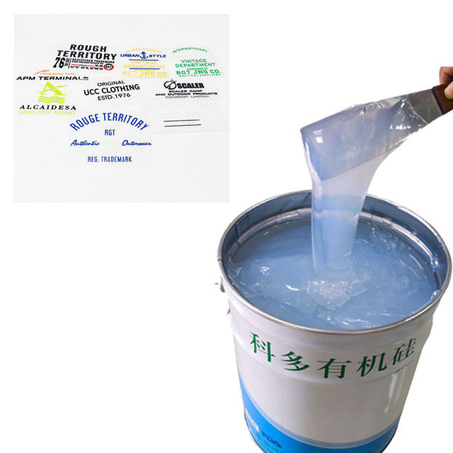 ISO 35 Shore A Hardness 20KN/M Screen Printing Silicone Ink RoHs